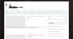 Desktop Screenshot of igrudge.net